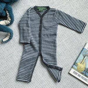 Amber Hagen 100% Cashmere baby onesie